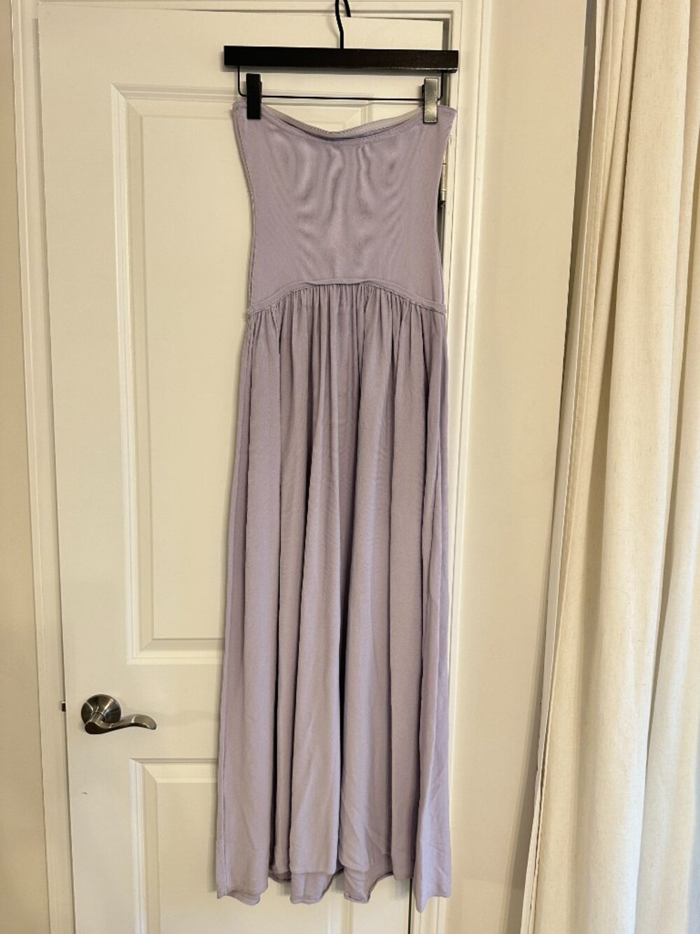 SOLID & STRIPED The Strapless Soglio Dress in Lilac Pastel Size Small - Picture 7 of 8